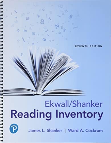 Amazon.com: Ekwall/Shanker Reading Inventory, with Enhanced